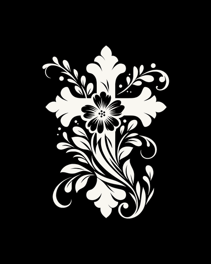 Floral Cross